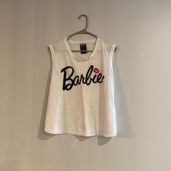 Barbie | Tops | F2 X Barbie Barbie Cropped Tank | Poshmark